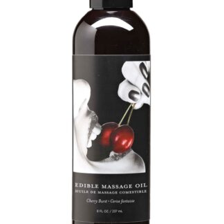 Edible Massage Oil - Cherry - 8 oz.