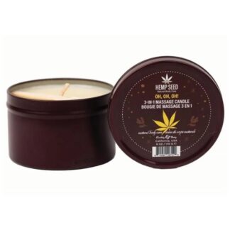 Hemp Seed 3-In-1 Massage Candle - Oh, Oh, Oh!