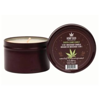 Hemp Seed 3-In-1 Massage Candle - Santa Came Early