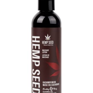 Hemp Seed Massage Lotion - Kashmir Musk - 8 oz.