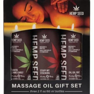 Holiday 2024 Hemp Seed Massage Trio Gift Set