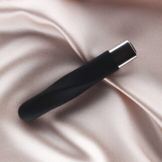 Layla Silicone Vibrating Bullet - Black