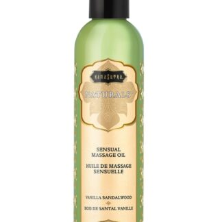 Naturals Sensual Massage Oil - Vanilla Sandalwood - 8 oz.