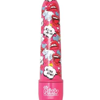 Prints Charming Pop Tease 5" Mini Vibe - Kiss Me Pink
