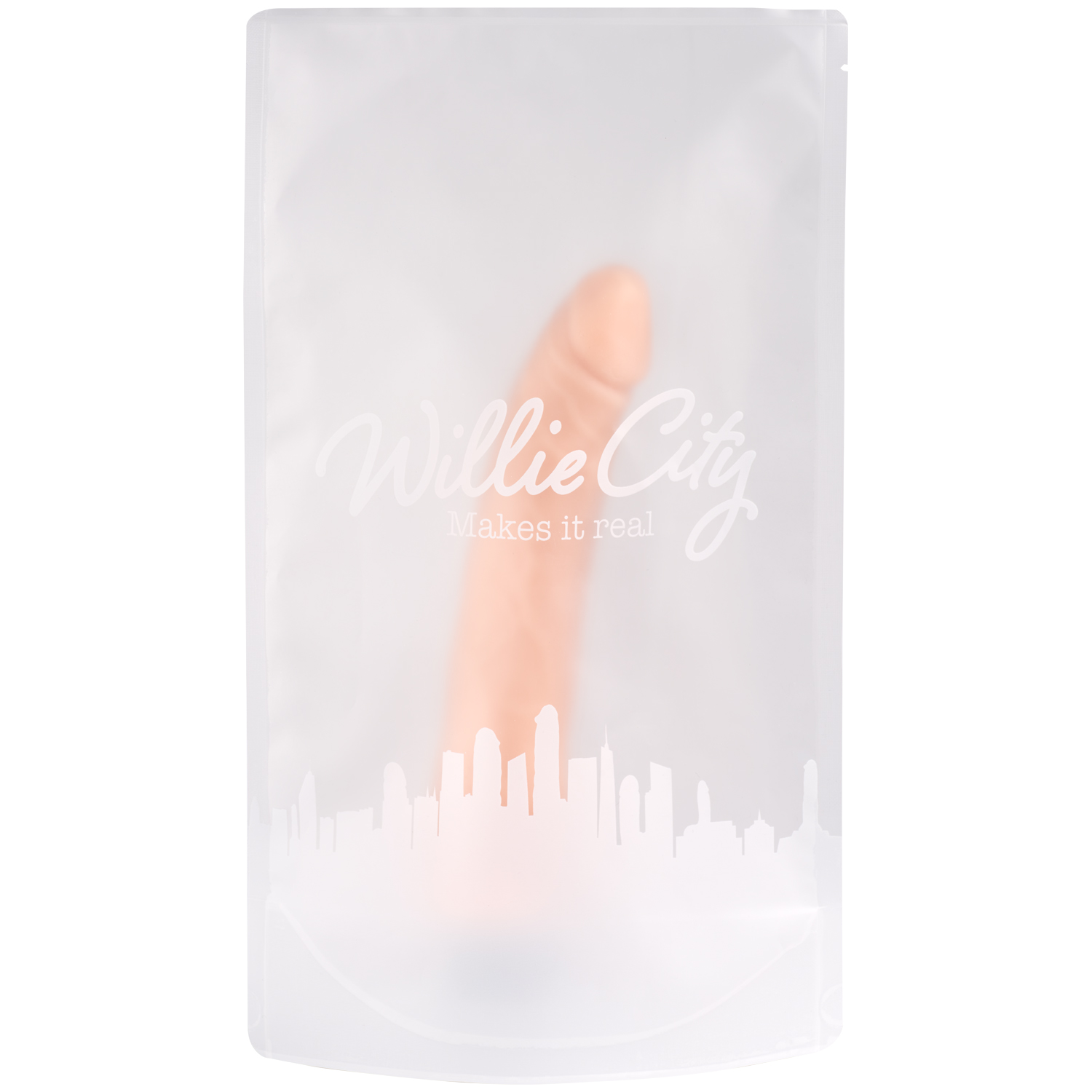 Willie City Realistic Multispeed Dildo Vibrator 9.5 inches - Nude