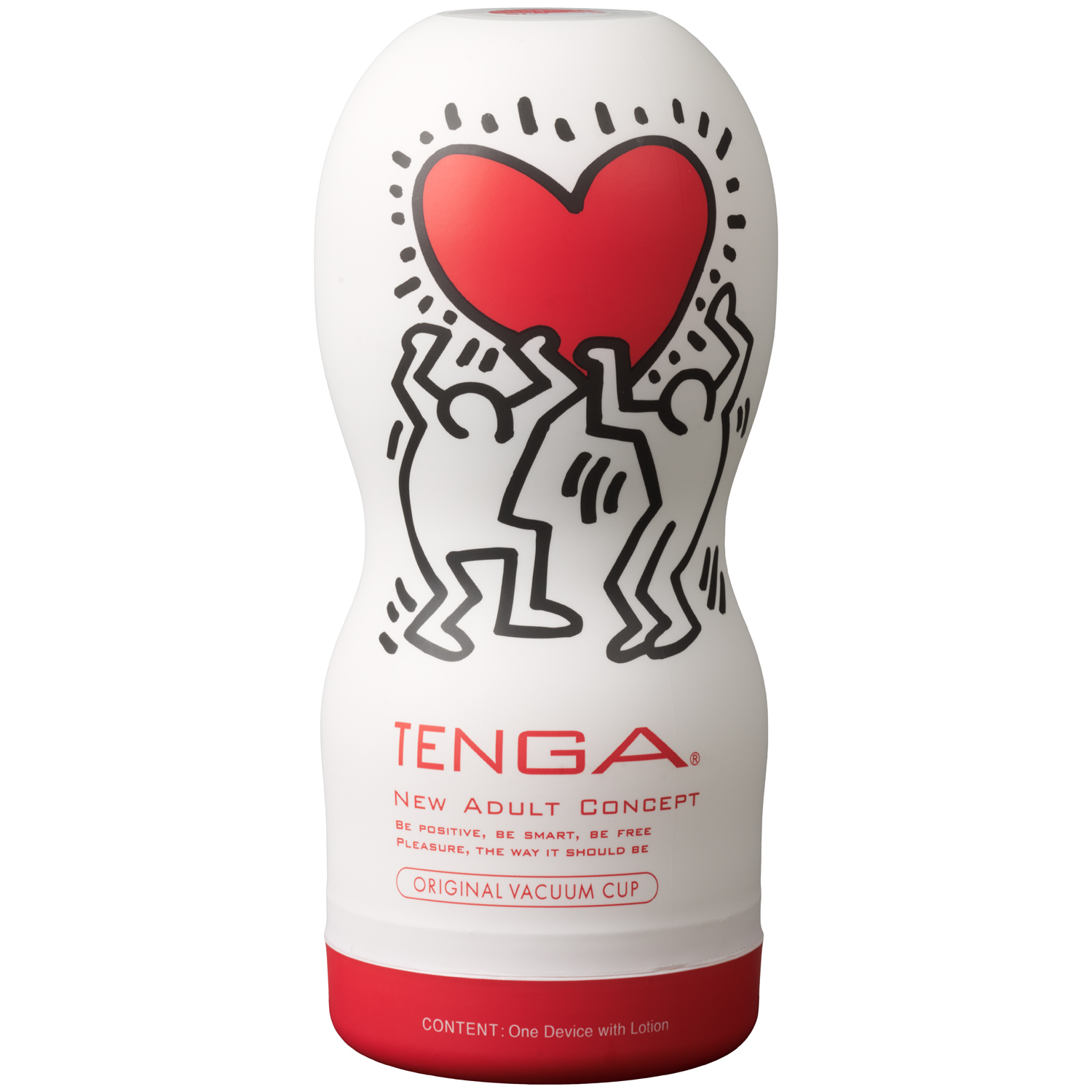 TENGA Keith Haring Original Vacuum Cup Masturbator - White