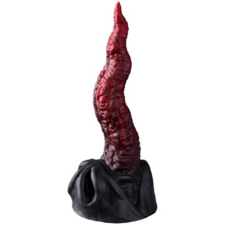 Creature Penises Dragon Tongue Silicone Dildo - Red