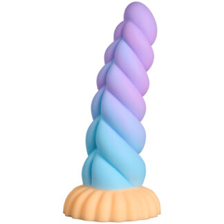 Creature Penises Mystique Silicone Unicorn Dildo 8.2 inches - Mixed colours