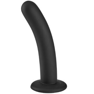 Sinful Slender Silicone Dildo Medium - Black