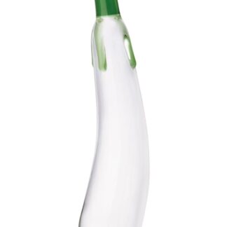 Eggplant Ecstasy 7.25" Glass Dildo