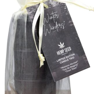 Hemp Seed 3-In-1 Holiday 2025 Massage Candle Trio