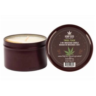 Hemp Seed 3-In-1 Massage Candle - Tinsel Tease
