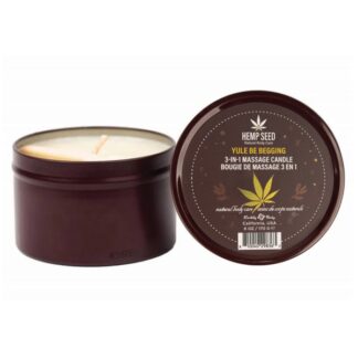 Hemp Seed 3-In-1 Massage Candle - Yule Be Begging