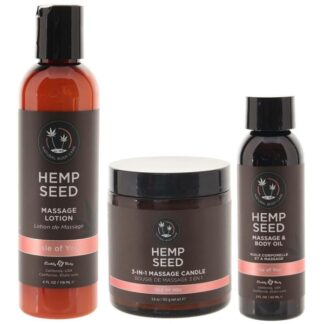 Earthly Body Holiday/Valentines Hemp Seed Massage in a Box - Isle of You