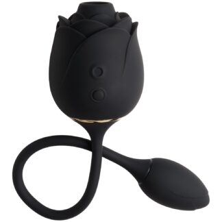 Fifty Shades of Grey Dark Blushing Rose Suction Vibrator - Black