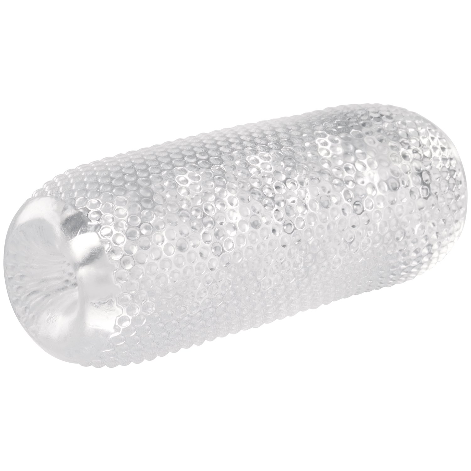 MR.MEMBR Nubby Structure Clear Masturbator - Clear