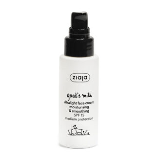 Ziaja Goat's Milk Ultralight Moisturising & Smoothing Face Cream SPF15 50ml
