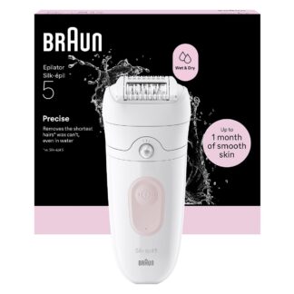 Braun Silk-Épil 5 Epilator For Easy Hair Removal Lasting Smooth Skin 5-000