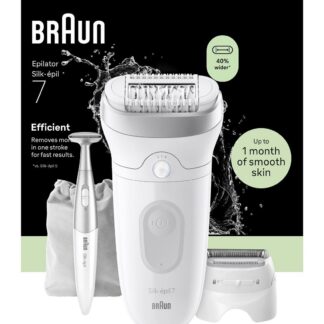 Braun Silk-Épil 7 Epilator For Easy Hair Removal Lasting Smooth Skin 7-241