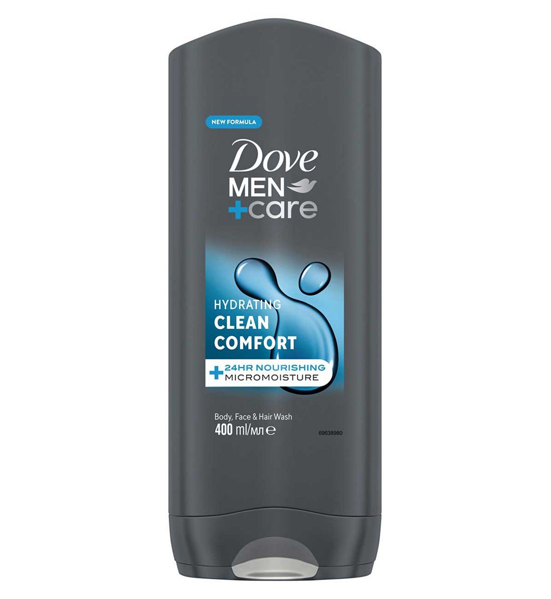 Dove Men+Care Body And Face Wash Clean Comfort 400ml