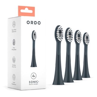 Ordo Sonic + Brush Heads - Charcoal Grey 4 Pack