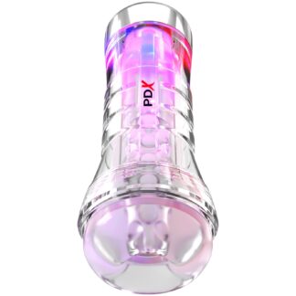 PDX Elite ViewTube XXL LED Masturbator - Clear