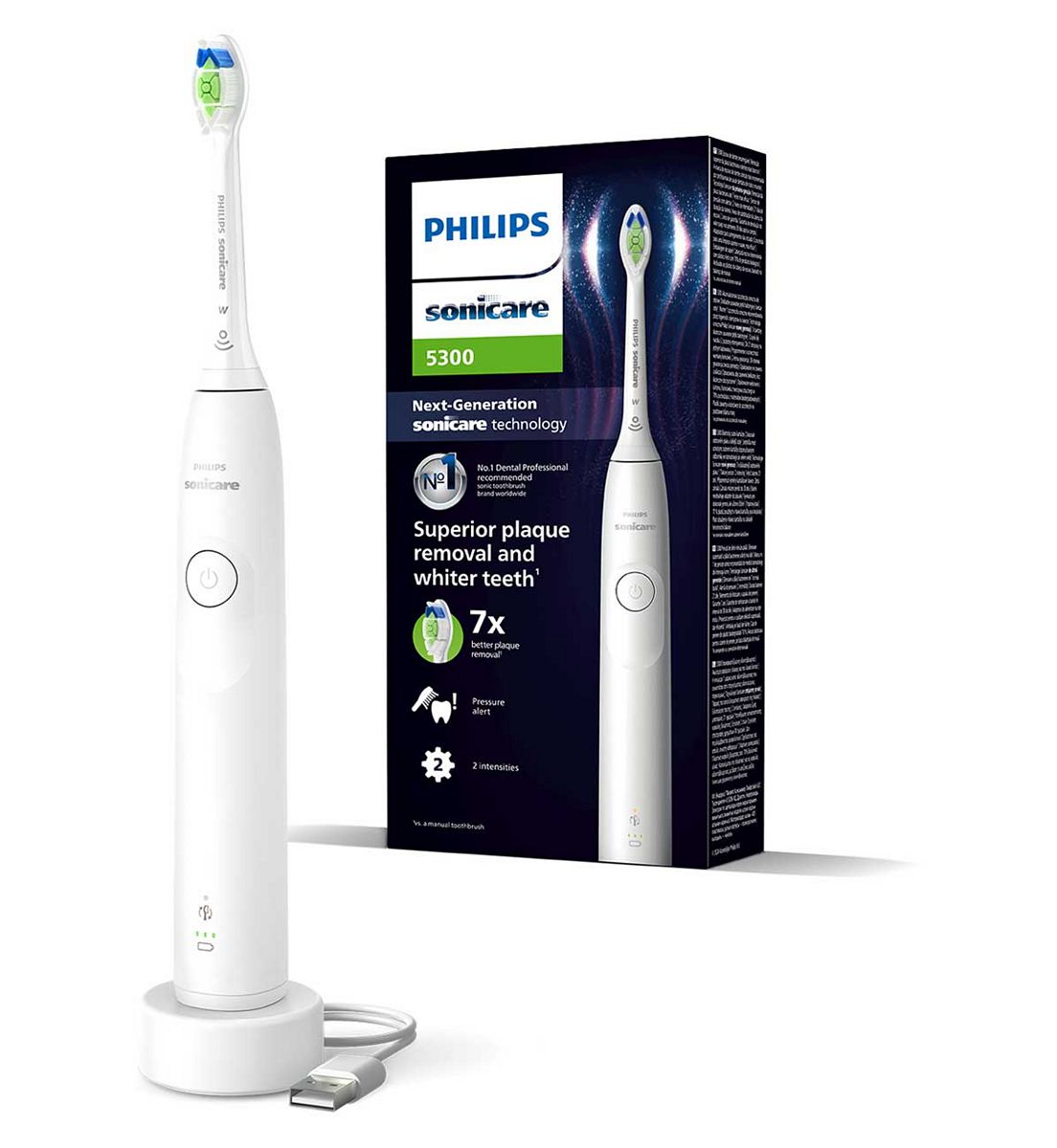 Philips Sonicare 5300 Electric Toothbrush White Hx7108/01