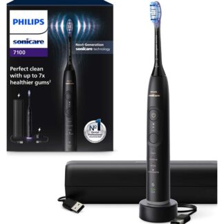 Philips Sonicare 7100 Electric Toothbrush Black Travel Case Hx7421/01
