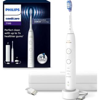 Philips Sonicare 7100 Electric Toothbrush White Travel Case Hx7420/01