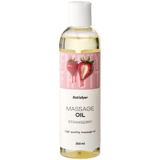 Satisfyer Strawberry Massage Oil - Clear