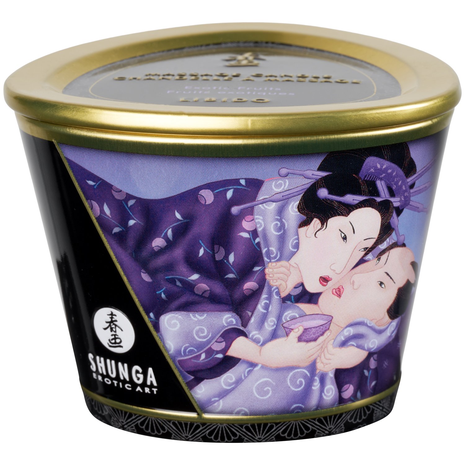 Shunga Massage & Ambiance Candle 170 ml - Mixed colours