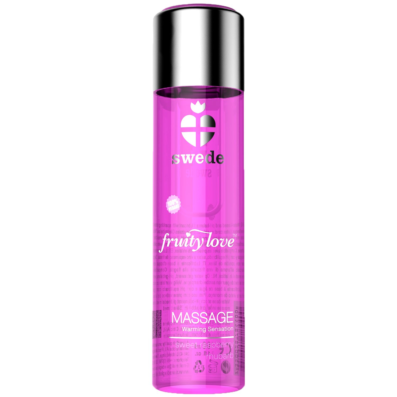 Swede Fruity Love Warming Flavoured Massage Lotion 120 ml - Clear