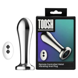Toosh Remote Controlled Metal Vibrating Anal Plug